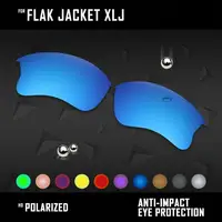 Reemplazos de lentes OOWLIT para gafas de sol Oakley Flak Jacket XLJ polarizadas - Multi colores