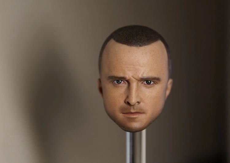 

1/6 scale figure doll head for 12" Action figure breaking bad Jesse Pinkman head shape Carved,not include the body and clothes