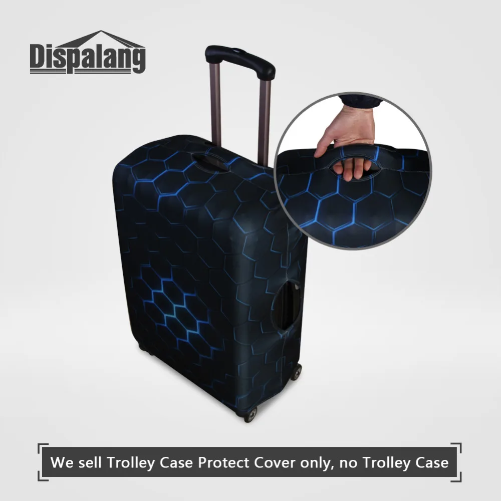 Dispalang Elastic Thickest Luggage Protective Cover for 18-30 Inch Case Skull Print Suitcase Protect Dust Cover Travel Cover