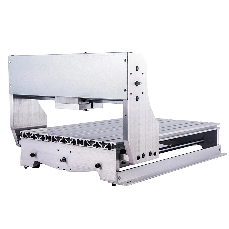 Imagem -04 - Alumínio Faça Você Mesmo Mini Cnc 3040 Quadro Eixos Kit Mini Máquina de Gravura Roteador Torno Cama 400x300 mm Área Gravura