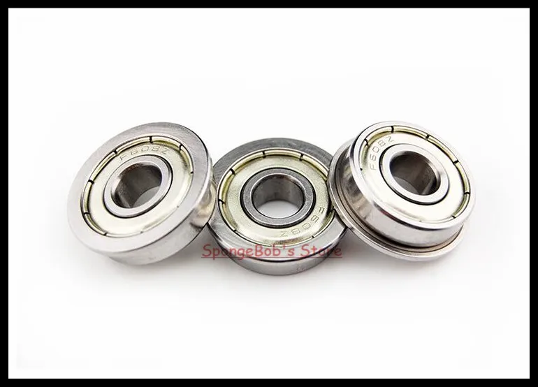 

10pcs/Lot F609ZZ F609 ZZ 9x24x7mm Flange Bearing Deep Groove Ball Radial Ball Bearing