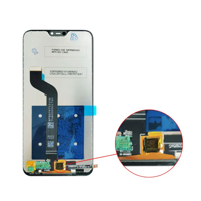 AICSRAD LCD display For Xiaomi Mi A2 Lite 5.84 inch touch screen digitizer assembly For Xiaomi Redmi 6 Pro Frame With Free Tools