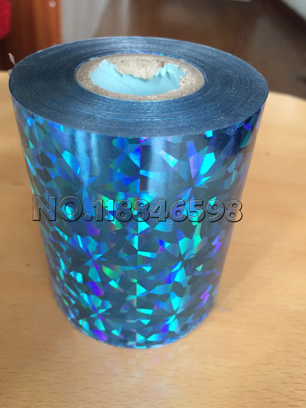 Holographic Foil Hot Stamping for Paper or Plastic 16cm x120m/Roll Shattered Glass Gold Silver Red Blue Four Colors