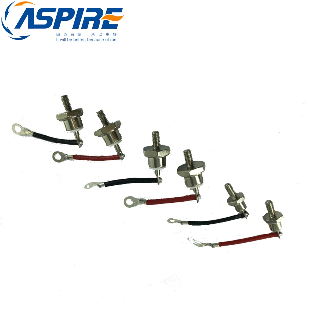 

Free Shipping ZX25-12 25A Diode Suit For Alternator Brushless Generator Rectifier 12pcs /6 Sets With Wires