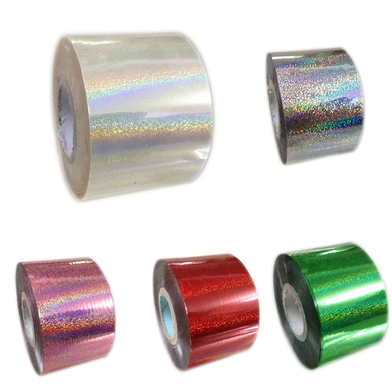 New Fashion 10 Styles Nail Foil Roll 120m*4cm Glitter Rainbow Color Transfer Nail Foil Rolls Universe Nail DIY Materials