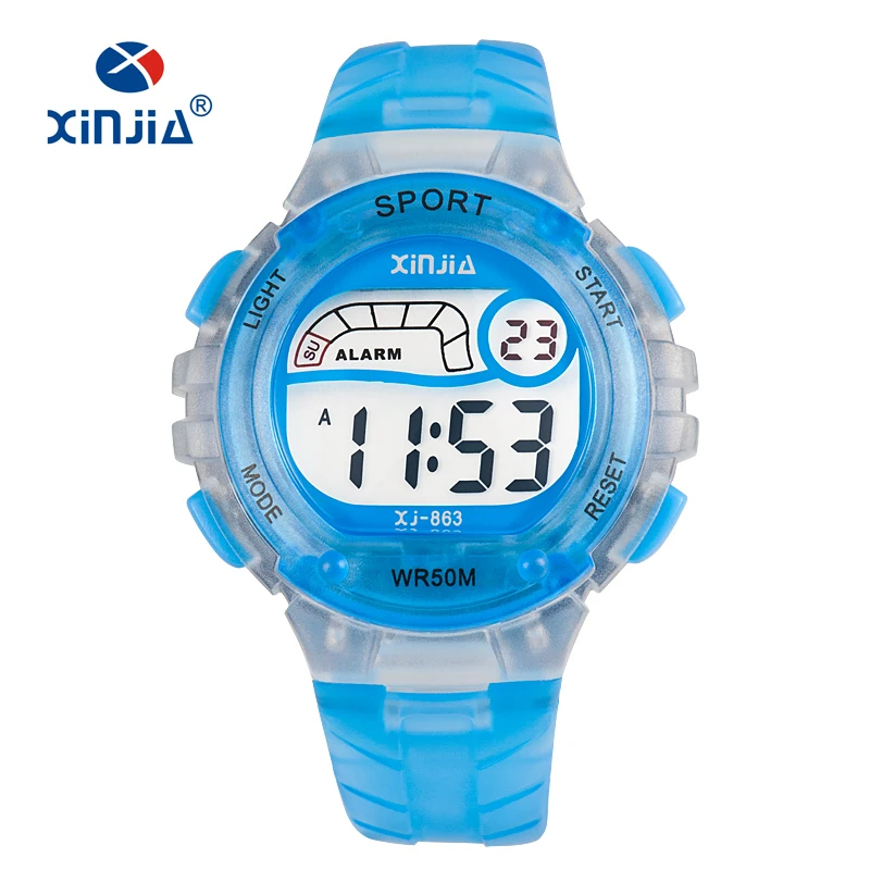 Watch LED 5 ATM Digital Sports Relojes Mujer Boys Girls fashion Students Cartoon Jelly Waterproof Relogio Feminino 2020