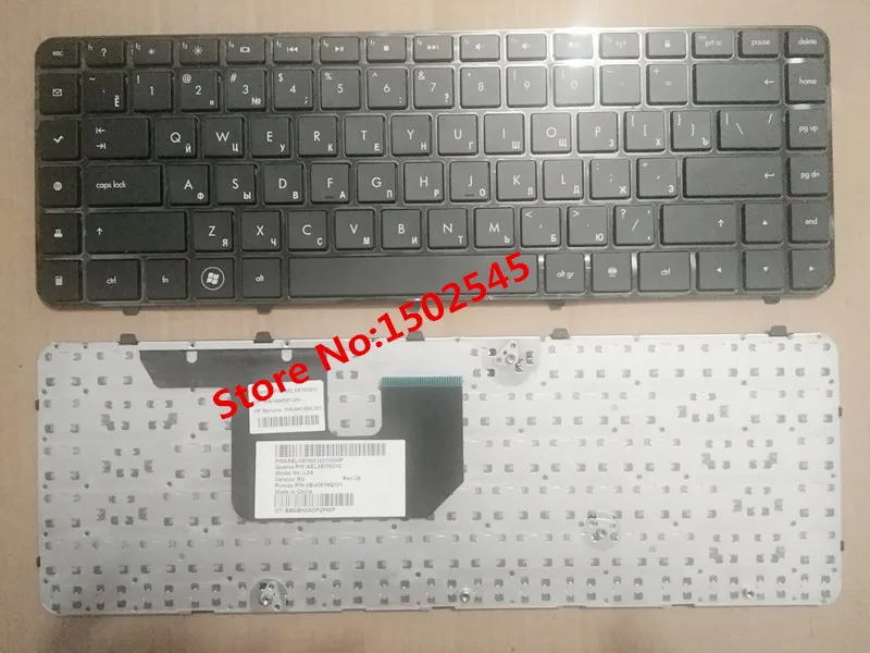 

Free Shipping New Original Laptop Keyboard for HP Pavilion DV6-3000 3029TX 3028TX 3049TX RU Keyboard with Frame 594597-251