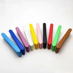 LCH Hole pitch 76/96/128mm Rainbow Colored Zinc Alloy Cabinet Knobs for Kids/ Children Colorful Cupboard Knobs