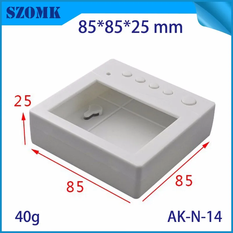 4Pcs /lot white color square junction box with size 85 x85 x25mm with some keypad junction box and Window cutout sensor control