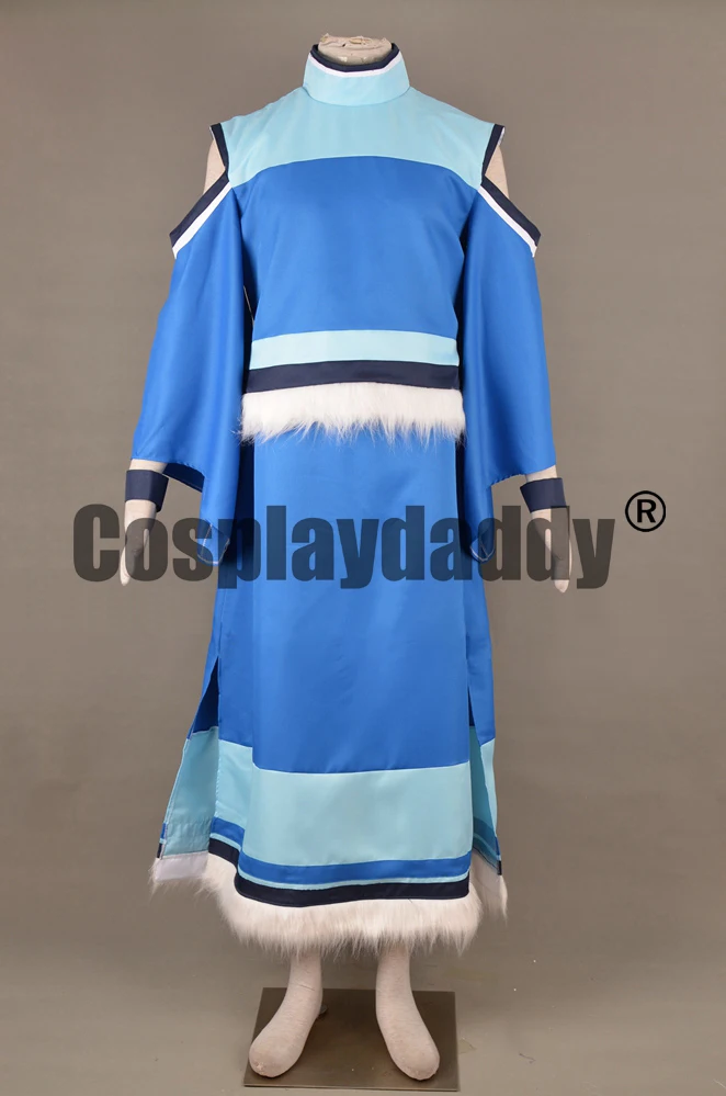 

The Legend of Korra Southern Water Tribe Korra Dress Outfit Anime Cosplay Costume F006