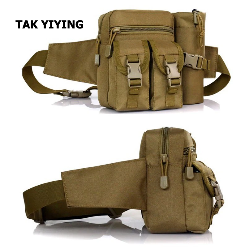 TAK YIYING Outdoor Pouch edc bag molle utility pouch fishing waist packs 900D kettle bag equipment accessories