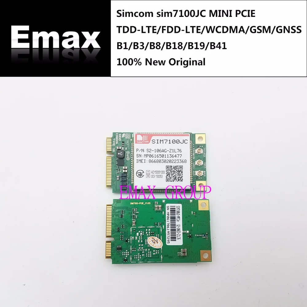 Free Ship Simcom sim7100JC MINI PCIE TDD-LTE/FDD-LTE/WCDMA/GSM/GNSS B1/B3/B8/B18/B19/B41 100% New Original