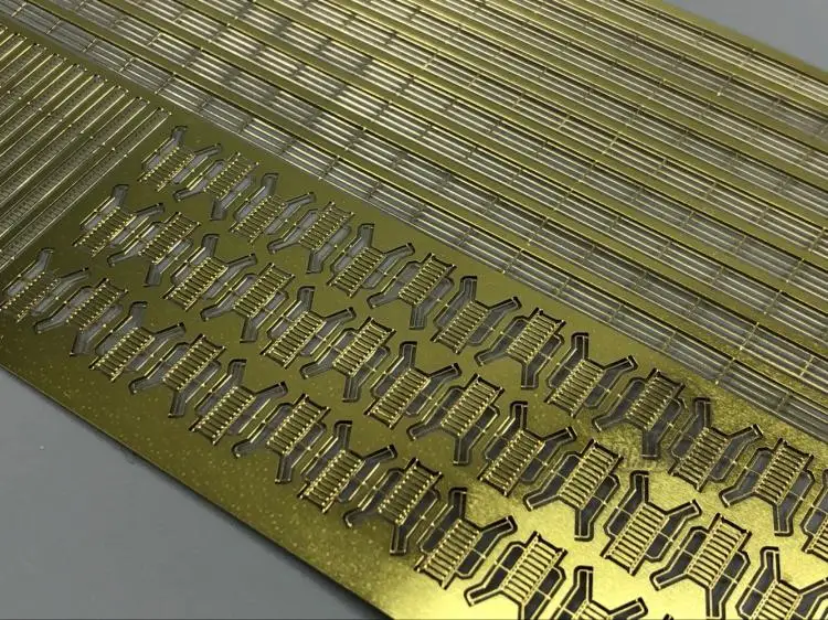 1/350 Schaal Foto-geëtste PE Leuning & Ladder voor WWII US Battleship Model Kit (2 stks/set)