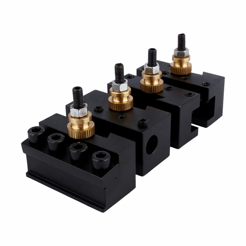 

In stock Mini CNC Lathe Tool Holder Quick Change Tool Post Cutter Holder Screw Kit Set Boring Bar Turning Facing Holder Wrench