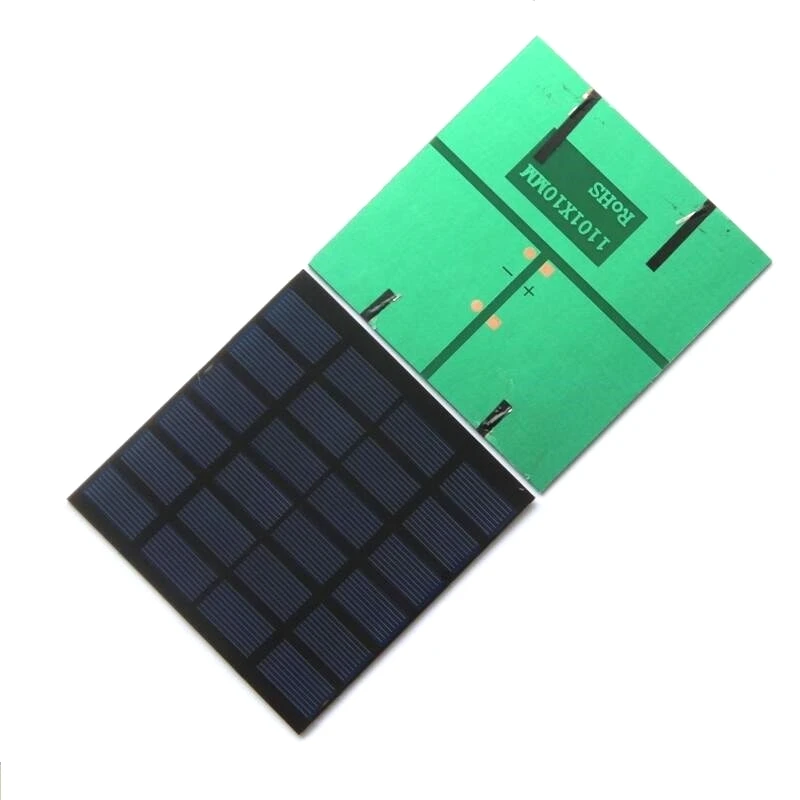 

BUHESHUI 1.5W 6V Solar Cell Polycrystalline PET Solar Panel Module DIY Solar Charger For Battery Light Stduy 110*110MM 500pcs