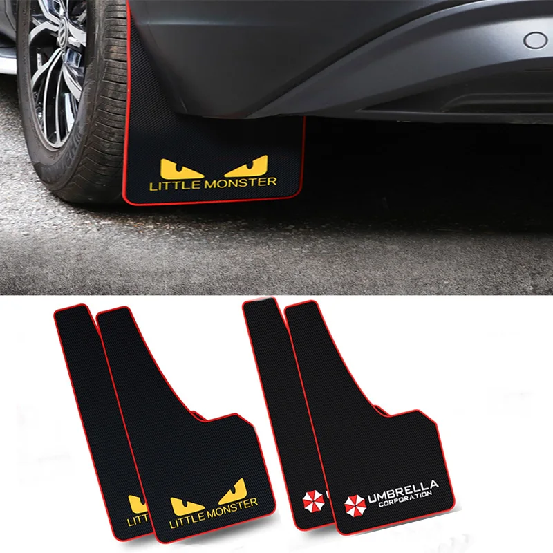 Devil Sport Car Flaps Fenders Mud Mudguards For Mitsubishi Lancer 10 ASX Pajero X Ford Focus 2 3 Fiesta Citroen C4 C5 C3