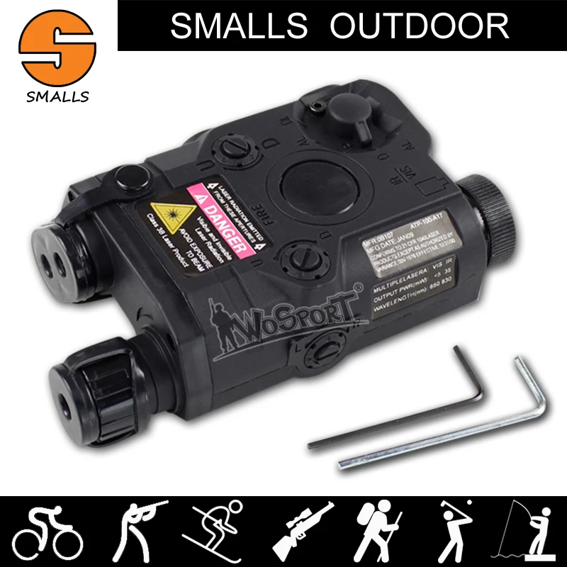 

airsoft ar 15 gun accessoires battery case tactical PEQ-15 Battery Box with red IR filter for hunting shooting