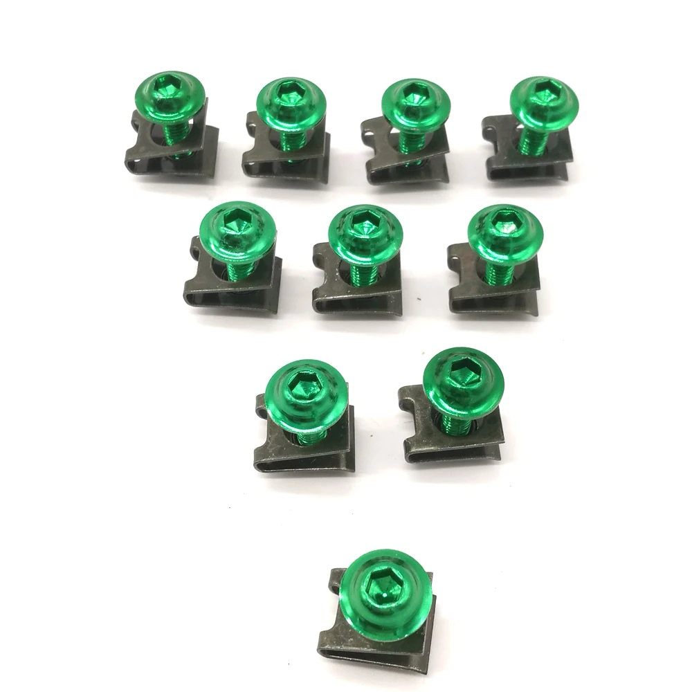 

6 мм болты обтекателя кузова, винты, крепежные зажимы для Yamaha YZF-R1 R1 YZF-R25 R25 YZF-R3 R3 YZF-R6 R6 TMAX530 T-MAX 530