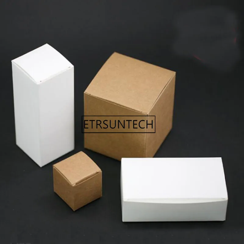 6*6*9cm Kraft Paper Gift Box Craft Soap Cosmetic Jewelry Packaging Box Candy Boxes 500pcs