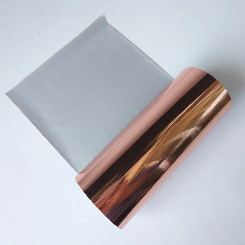 Hot stamping foil metallic foil cooper/bronze 281 color hot press on paper or plastic heat stamping film