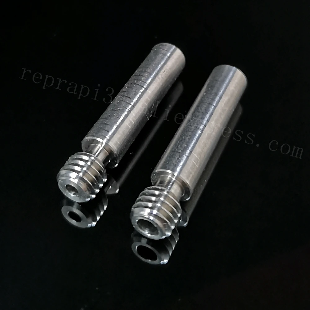 2 قطعة سوبر السلس التيتانيوم MK8 طويلة M6 الحلق مع PTFE الأنابيب داخل ل FDM تشكيل 3D الطابعات