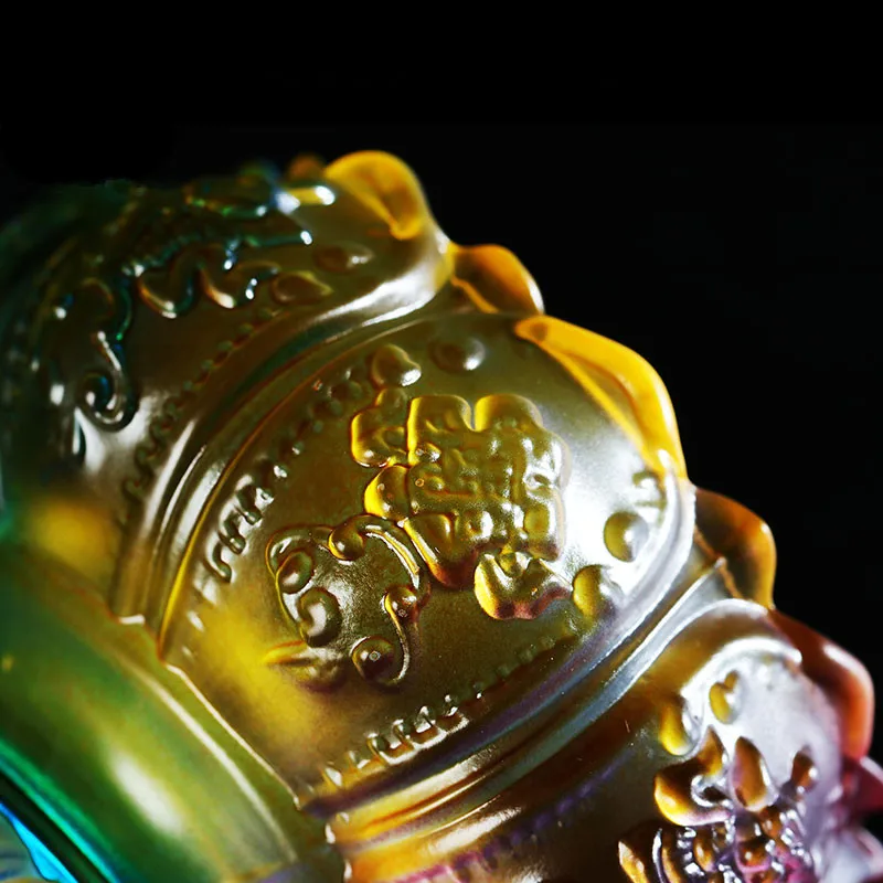 قاعدة مصباح زبدة ملونة ، راتينج/بلاستيك 6 سنتيمتر ، معابد/منزل ، أداة بوذية تبتية مزخرفة #4