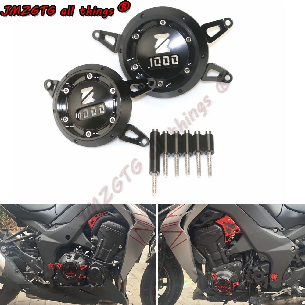 

Motorcycle Engine Case Slider Cover Protectors For KAWASAKI Z1000 Z1000SX 2010-2019 Engine Covers Protectors