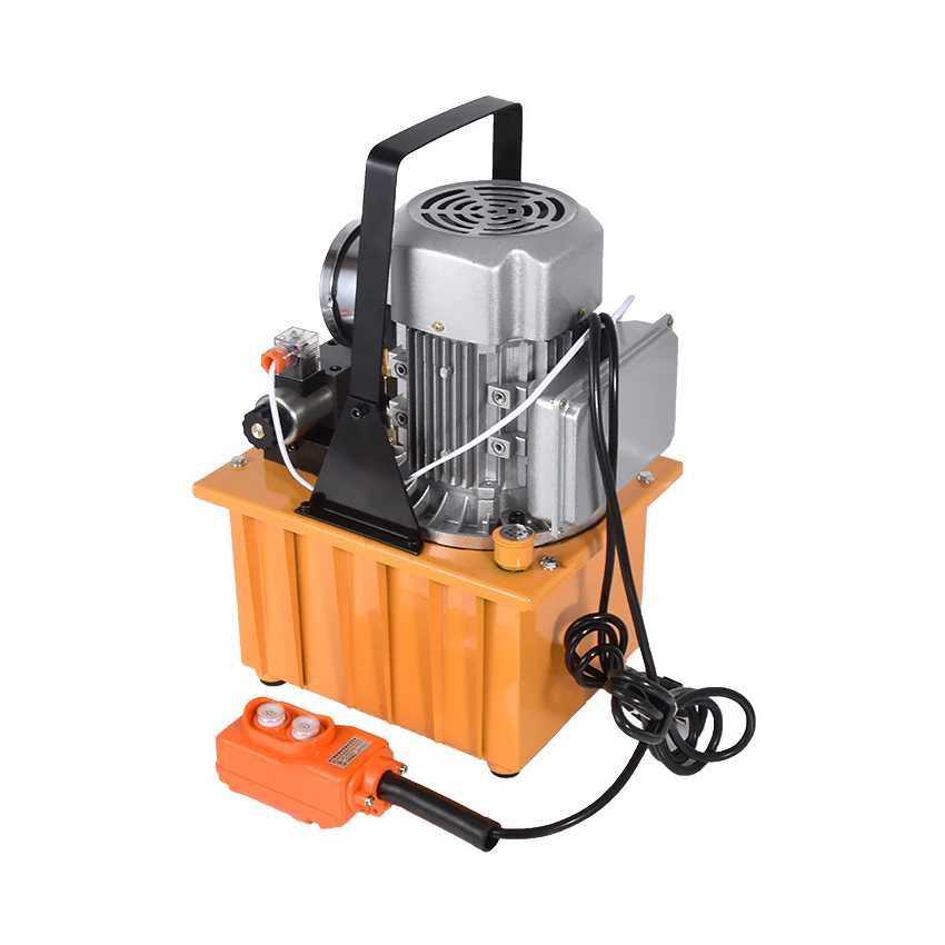 ZCB-700AB-2 مضخة كهربائية هيدروليكية (صمام الملف اللولبي) دائرة مزدوجة مضخة زيت ضغط عالي مضخة هيدروليكية كهربائية 220 فولت 750 واط 7L