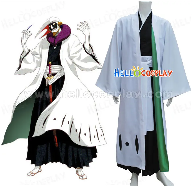 Mayuri Kurotsuchi the captain of the 12th Division white coat Cosplay Costume H008