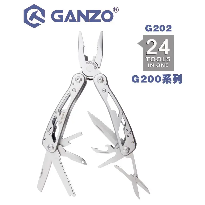 

Ganzo Firebird G200 F200 series G202 F202 G202-B F202-B Multi pliers 24 One Hand Tool Set Screwdriver Kit Portable Folding Knife