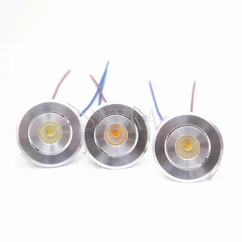 3pcs dimmerabile COB Led lampada da incasso a soffitto sotto la luce del punto dell'armadio 220V Mini downlight per la luce notturna della cucina dell'armadio di casa