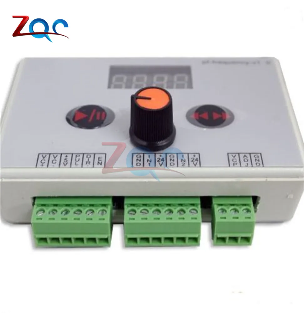 Reversible Motor Controller Speed Regulator Pulse Signal Controller for Stepper Motor Stepper Power Supply 40-200KHZ