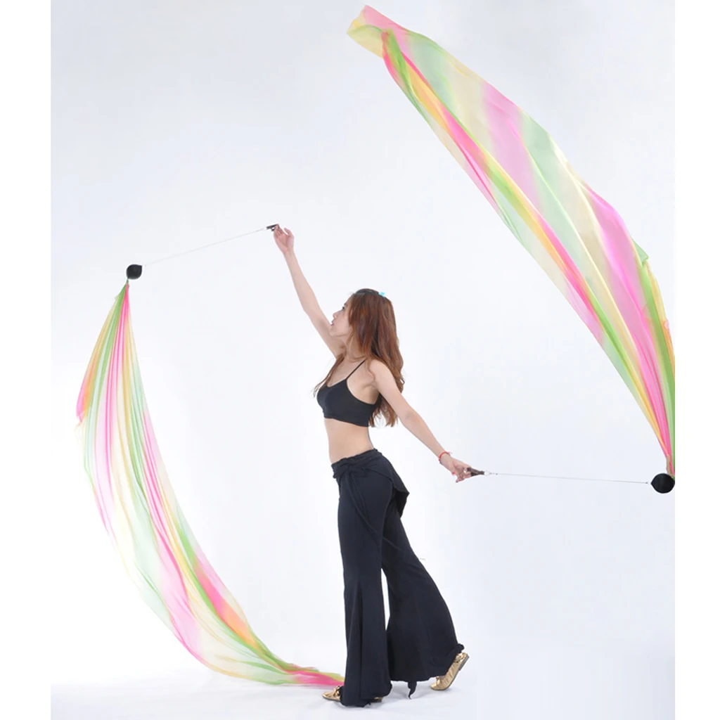 Belly Dance Dance Helpers Thrown Poi Balls with Adjustable Balls Chain Not Easy Hurt for Music Festivals Costumes Clubs