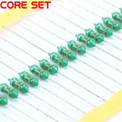 50pcs/lot 0410 1/2W Color Ring Inductors 100uh 101k Axial RF Choke Coil Inductance DIP