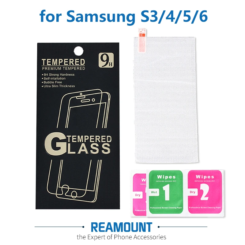 

100 pcs Ultra Thin 2.5D Premium Tempered Glass Screen Protector For Samsung Galaxy S3 S4 S5 S6 Anti-Explosion Scratch GLASS