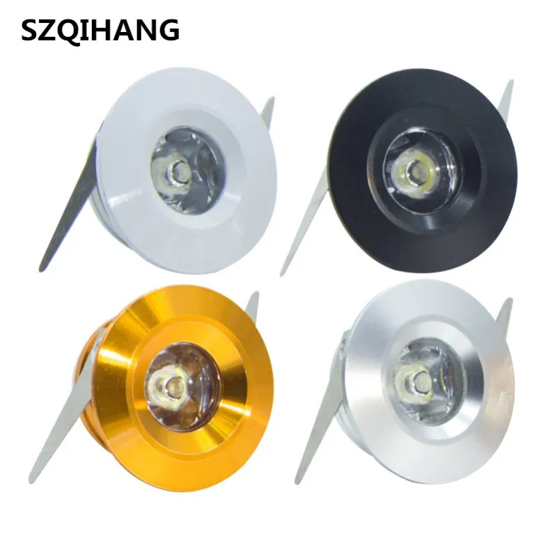 Mini 3W Dimmable Led Cabinet Lamps Recessed Led downlight AC85-265V Spot light lamp include led driver