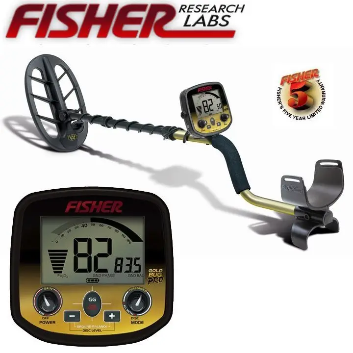 Fisher Reseach Labs Gold Bug Pro Goud Zilver Treasureprofessional Underground Metal Detector Graver Lange Afstand Double Coin