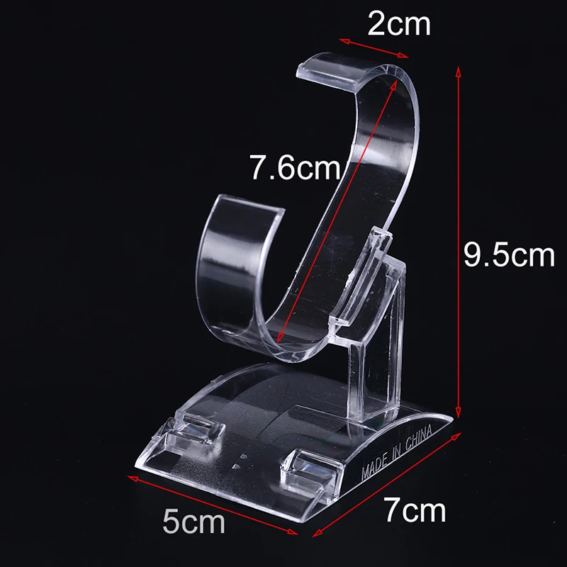 clear plastic wrist watch display rack holder sale show case stand tool Clear Acrylic Watch Display Holder Stand Rack Tool