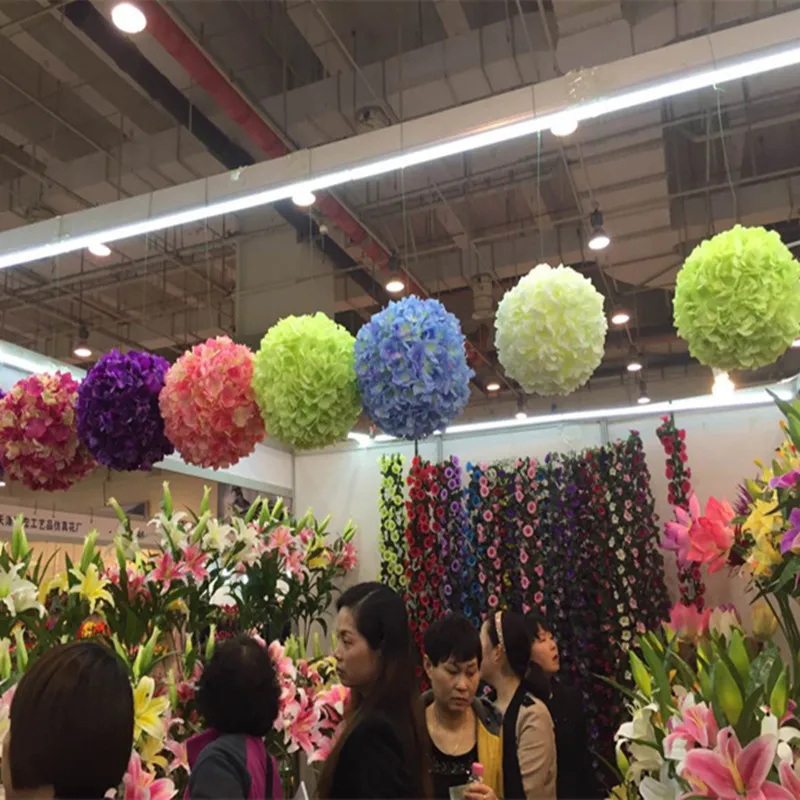 

10PCS 8" Artificial Silk Hydrangea Flower Balls Wedding Party Pomander Centerpieces Home Decoration Ornament