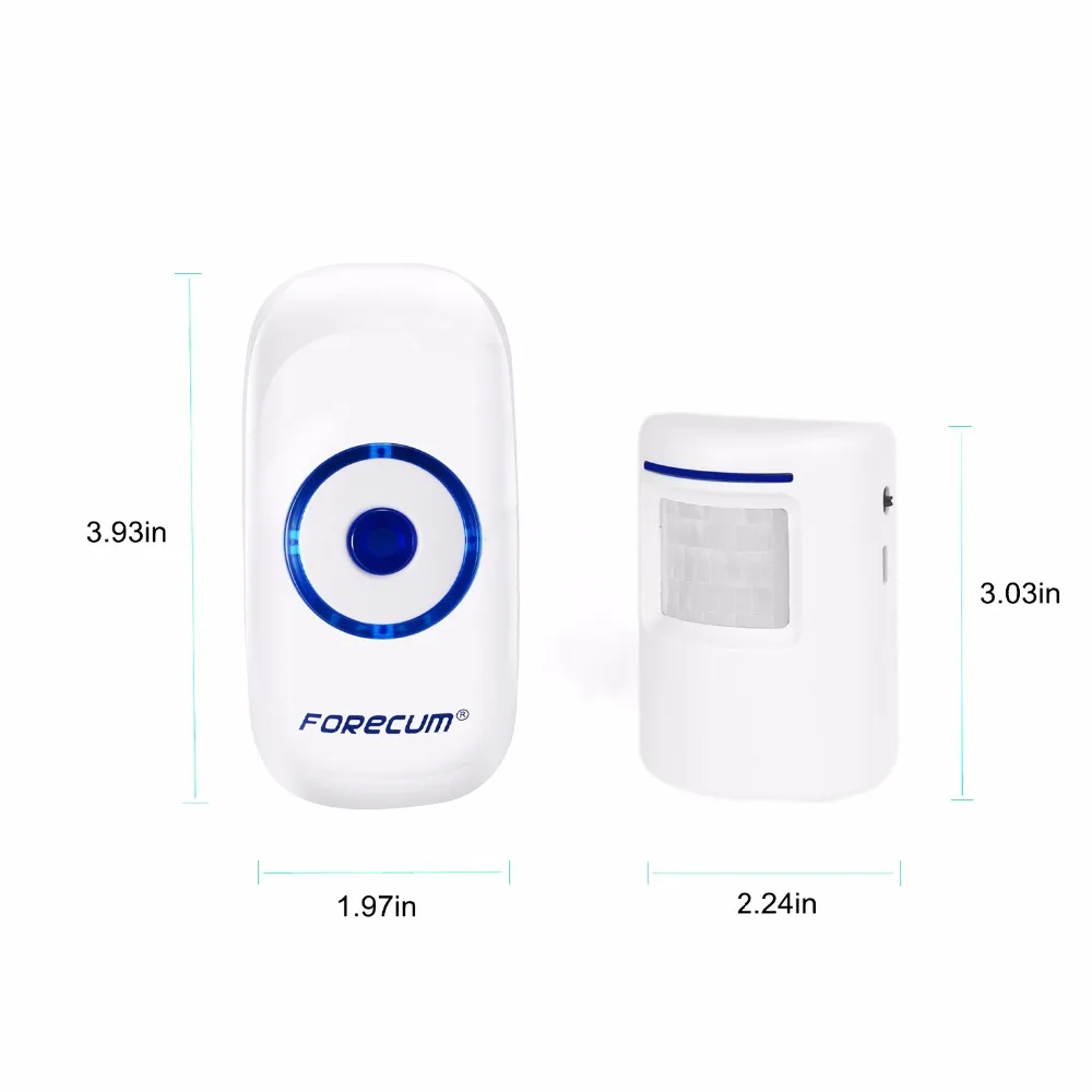 PIR Wireless Doorbell Digital Wireless Doorbell Welcome Body Door Bell with PIR Sensor Infrared Detector Induction doorbell