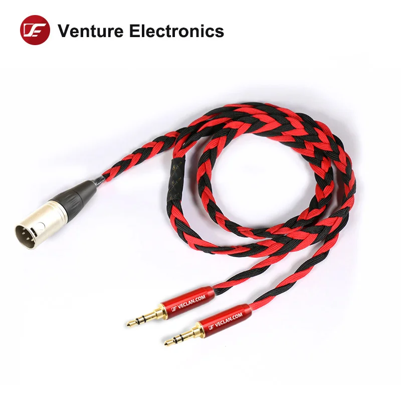 Venture Electronics Basic Black litz  HIFIMAN 3.5mm balanced headphone cable