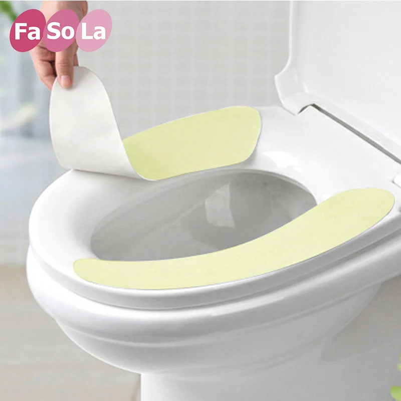 Soft Comfortable Artificial Fiber Washable Bathroom Toilet Seat Cover Mat Lid Closestool Cloth