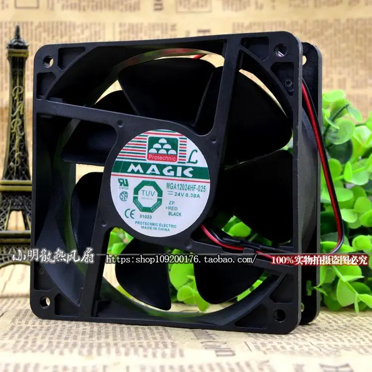 

1 шт. MGA12024HF-025 Yongli 12038 24 В 0,3 А 12 см инверторный вентилятор