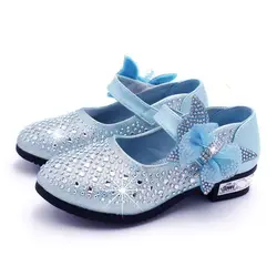 New Princess Children Princess Sandals Kids Girls Wedding Shoes Dress Shoes Girls Party Shoes