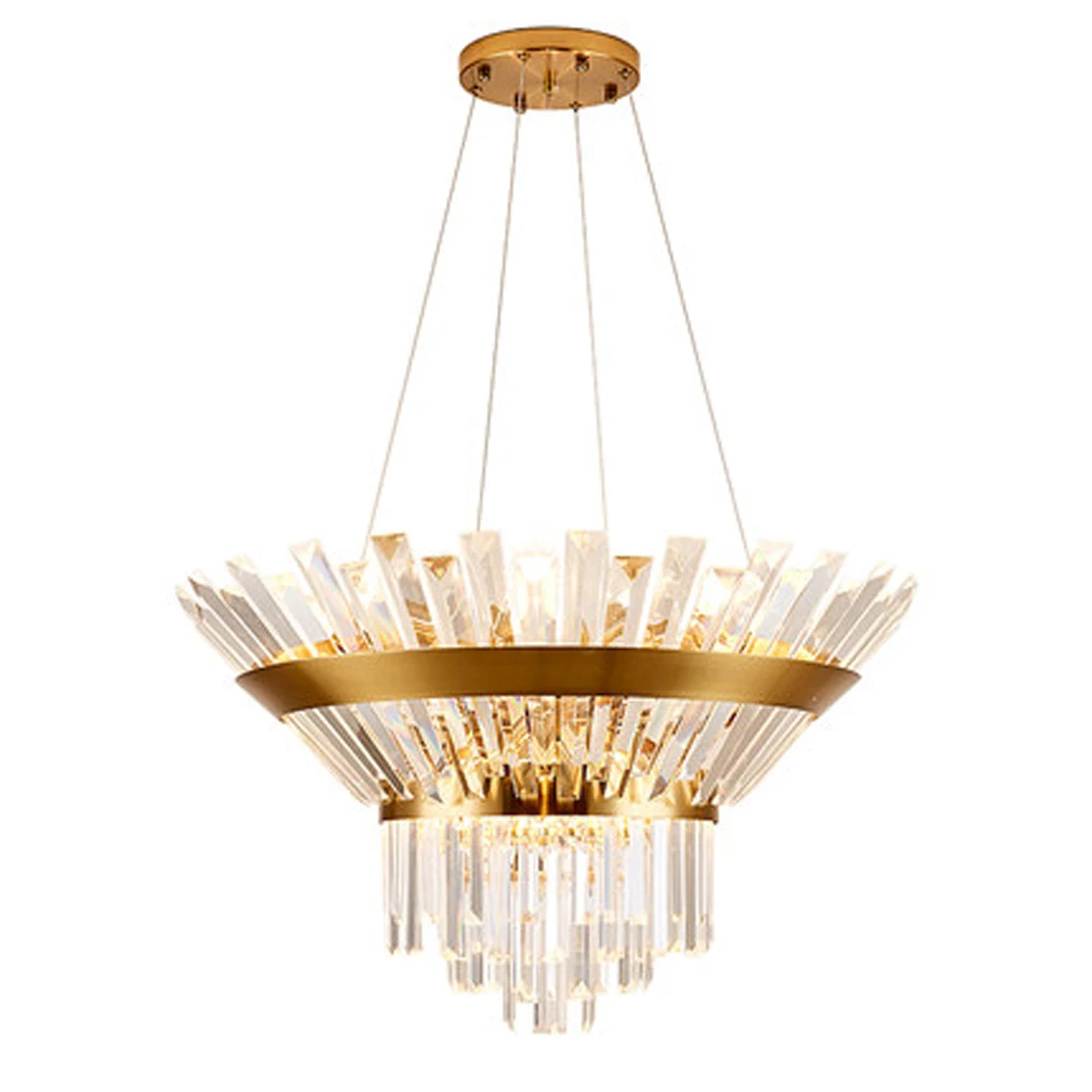 

luxury design crystal chandelier lighting modern lamp Dia60cm 80cm lustre cristal dinning room foyer lights