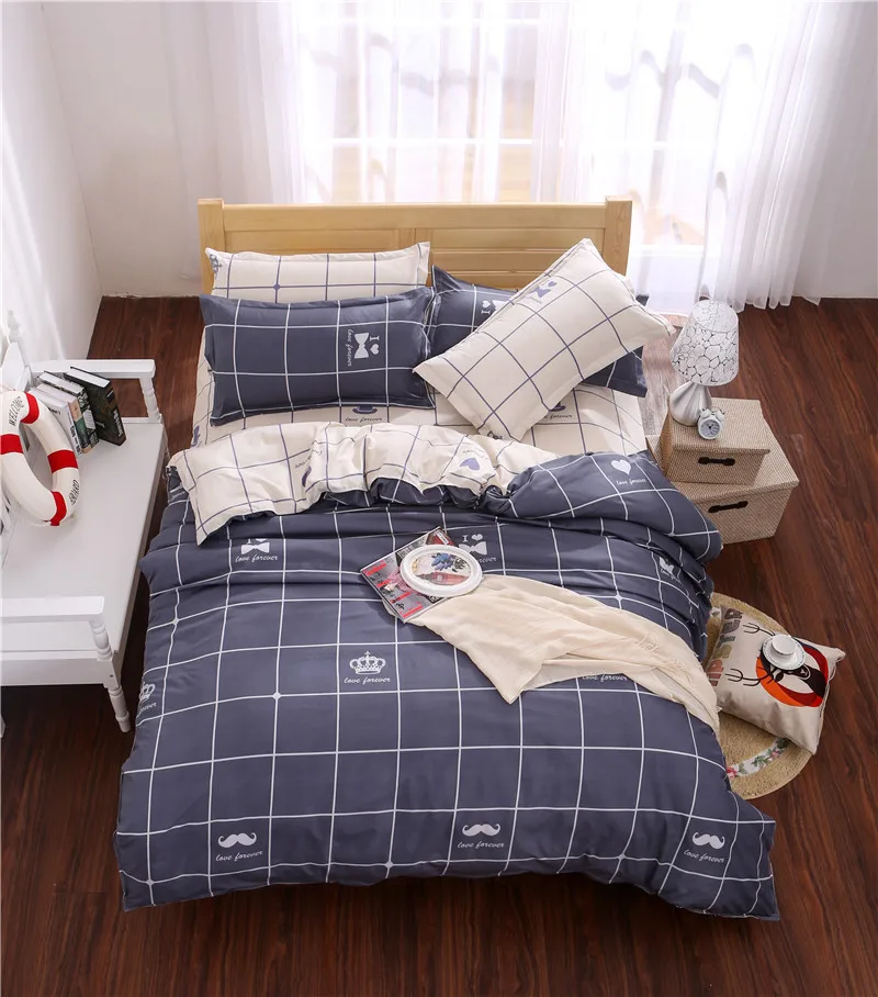 

2018 New Home Textile 4pcs Bedding Sets Bed Linen Duvet Cover Bed Sheet Pillowcase/bed Set