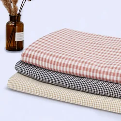 Yarn-Dyed Vintage Check Fabric Plaid Polyester Cotton  Fabric For Man Shirt And Woman's Dress Shirt  TJ0078