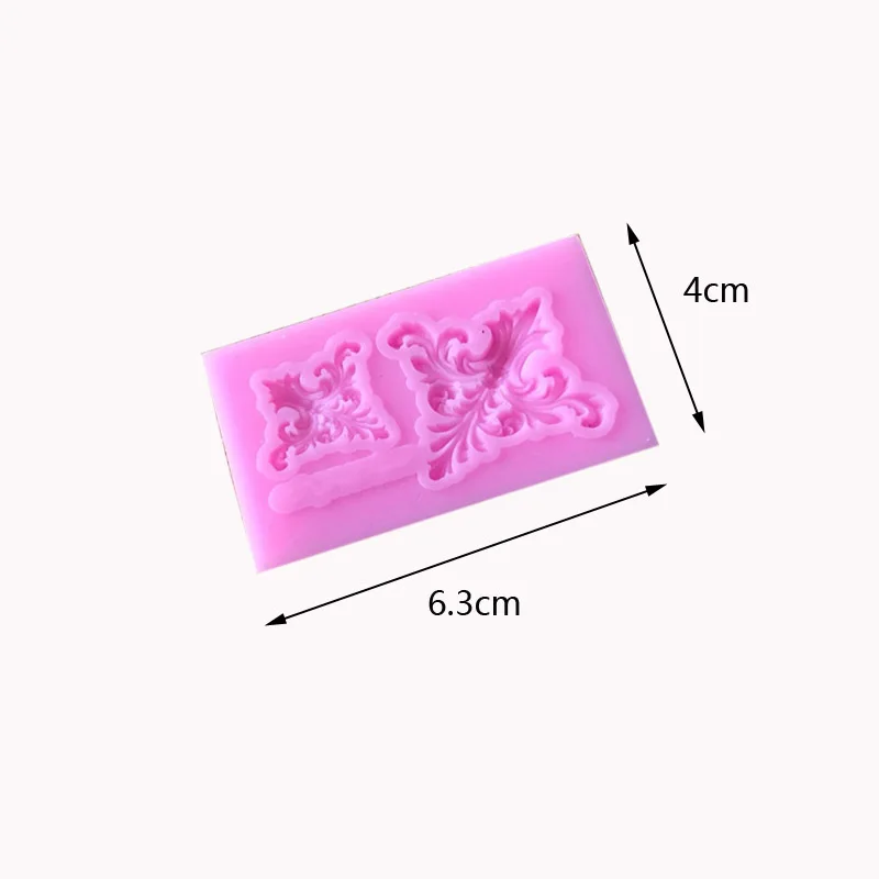 Hot Sale DIY Sugar craft Cake Vintage Relief Border Silicone Mold Fondant Mold Cake decorating Tools Gum paste Mold