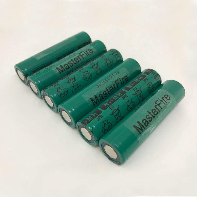 MasterFire 2pcs/lot Genuine 17670 4000mah HR-4/3AU 4/3AU Rechargeable Ni-MH battery Walkie-Talkies NiMH batteries cell