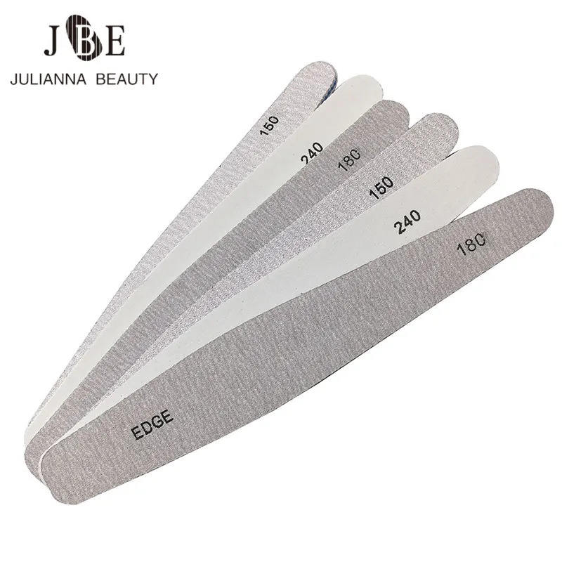 

6Pcs 150/180/240 Diamond Nail Files lime a ongle Professionel Sanding Block Buffer nagel vijl Manicure Nail Tools Set White Gray